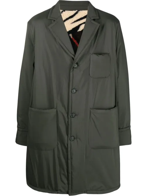 Parka à simple boutonnage - 4SDESIGNS - Modalova