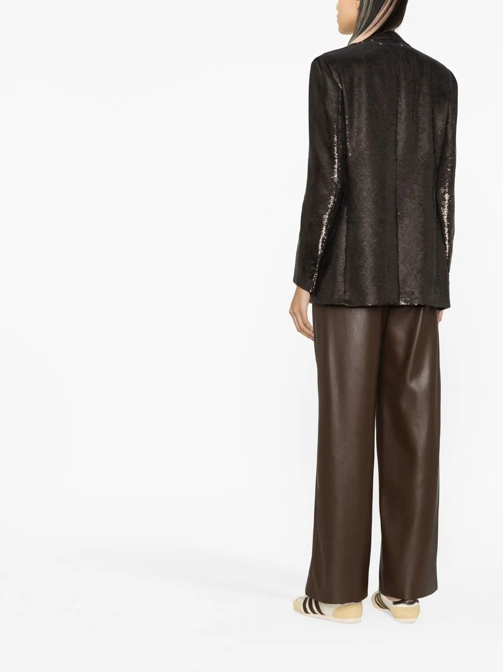 GOLDEN GOOSE SEQUIN EMBELLISHED SINGLE-BREASTED BLAZER