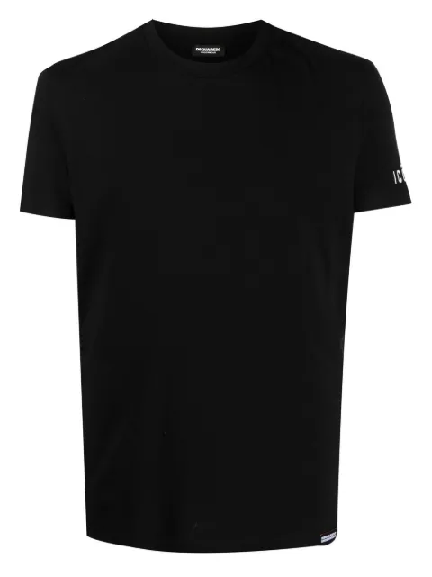 DSQUARED2 playera con parche del logo