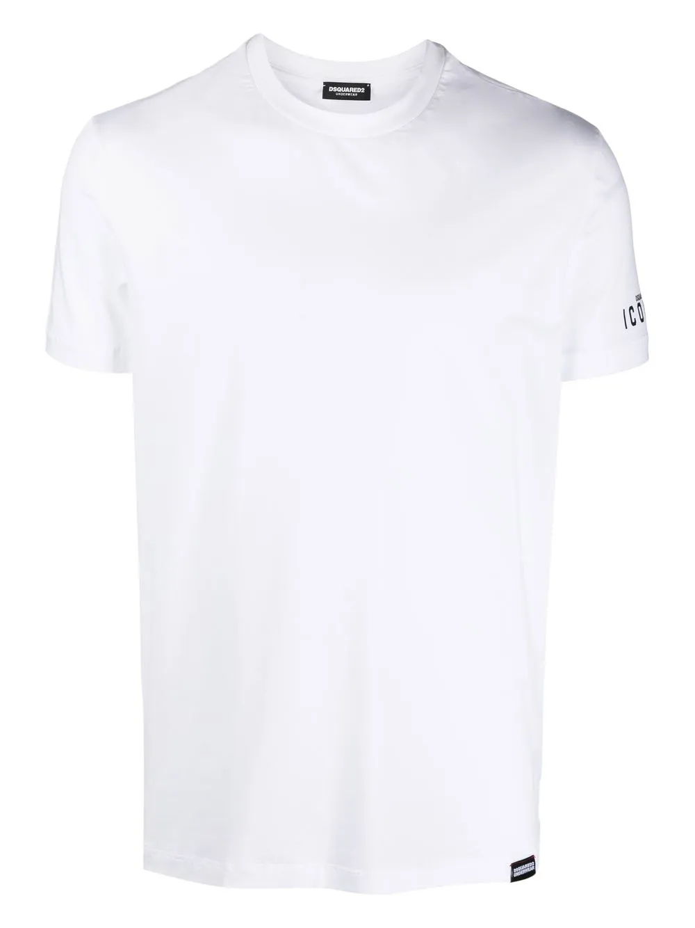 

Dsquared2 logo-patch detail T-shirt - White