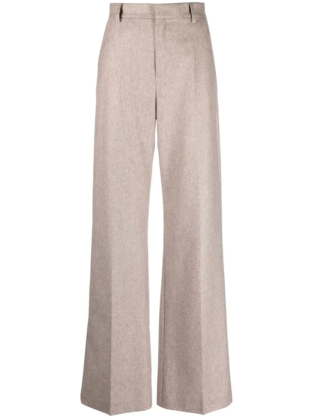 The Andamane Tailored Wide-leg Trousers In 中性色