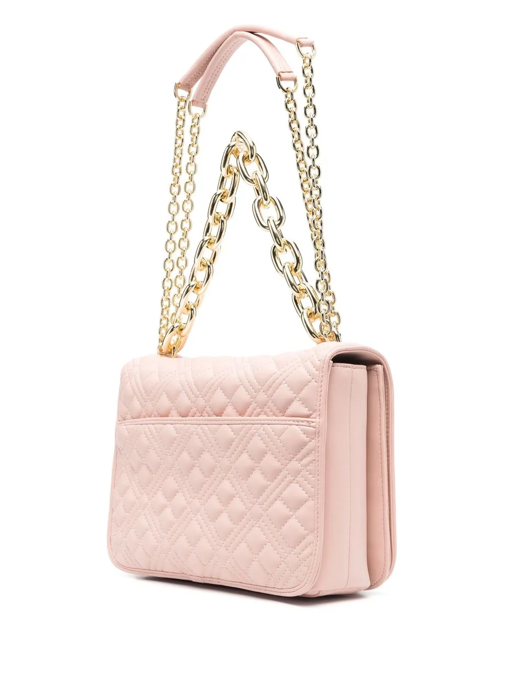 LOVE MOSCHINO 绗缝LOGO细节单肩包
