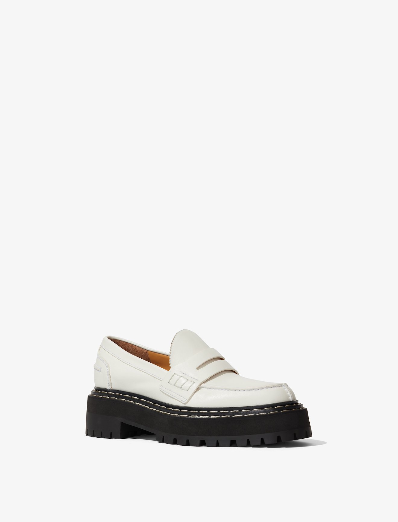 Lug Sole Platform Loafers #1
