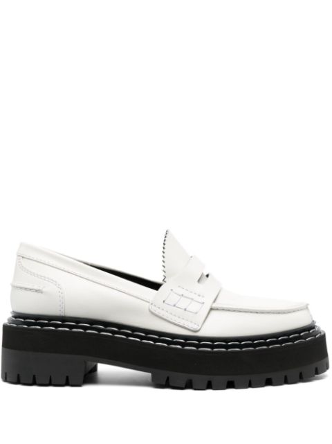 Proenza Schouler platform leather loafers