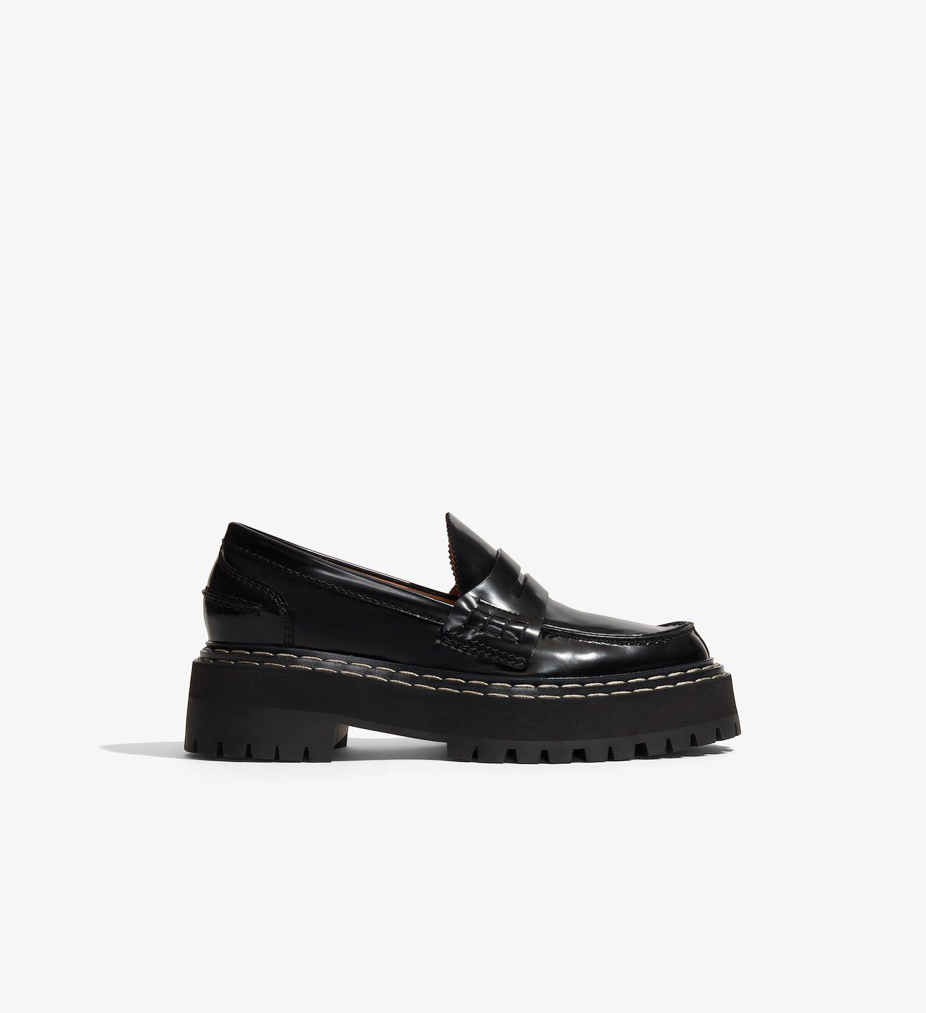 Lug Sole Platform Loafers