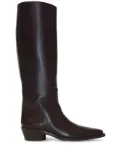 Proenza Schouler Bronco leather tall boots - Black