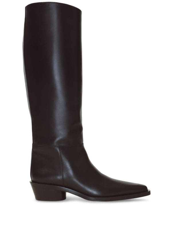 Proenza Schouler Bronco Leather Tall Boots Farfetch