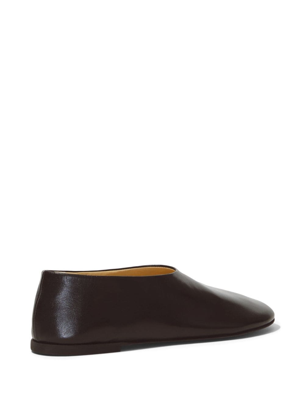 Shop Proenza Schouler Glove Leather Slippers In Brown