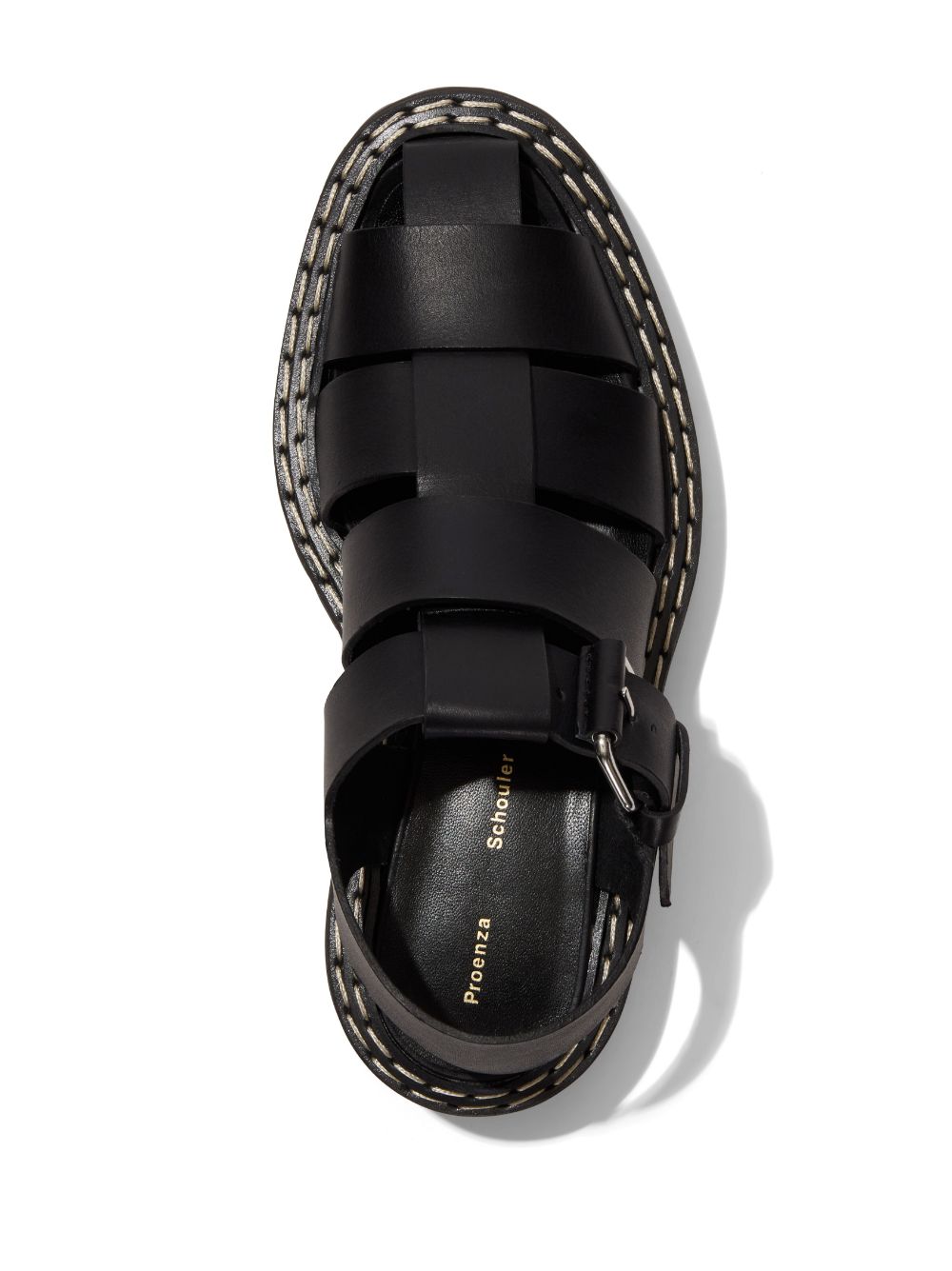 Proenza Schouler lug sole Leather Sandals Farfetch