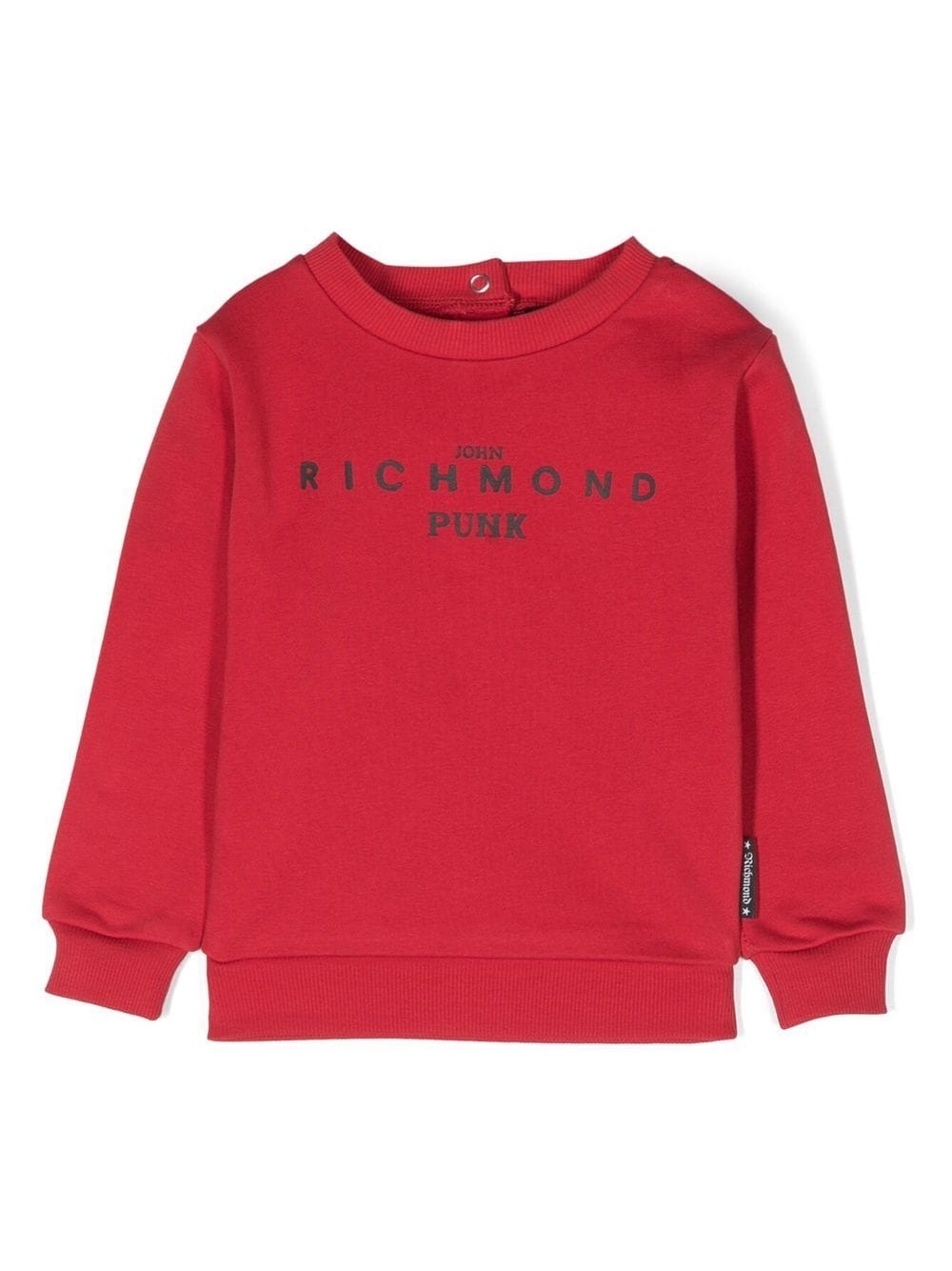 

John Richmond Junior logo-print detail sweatshirt - Red