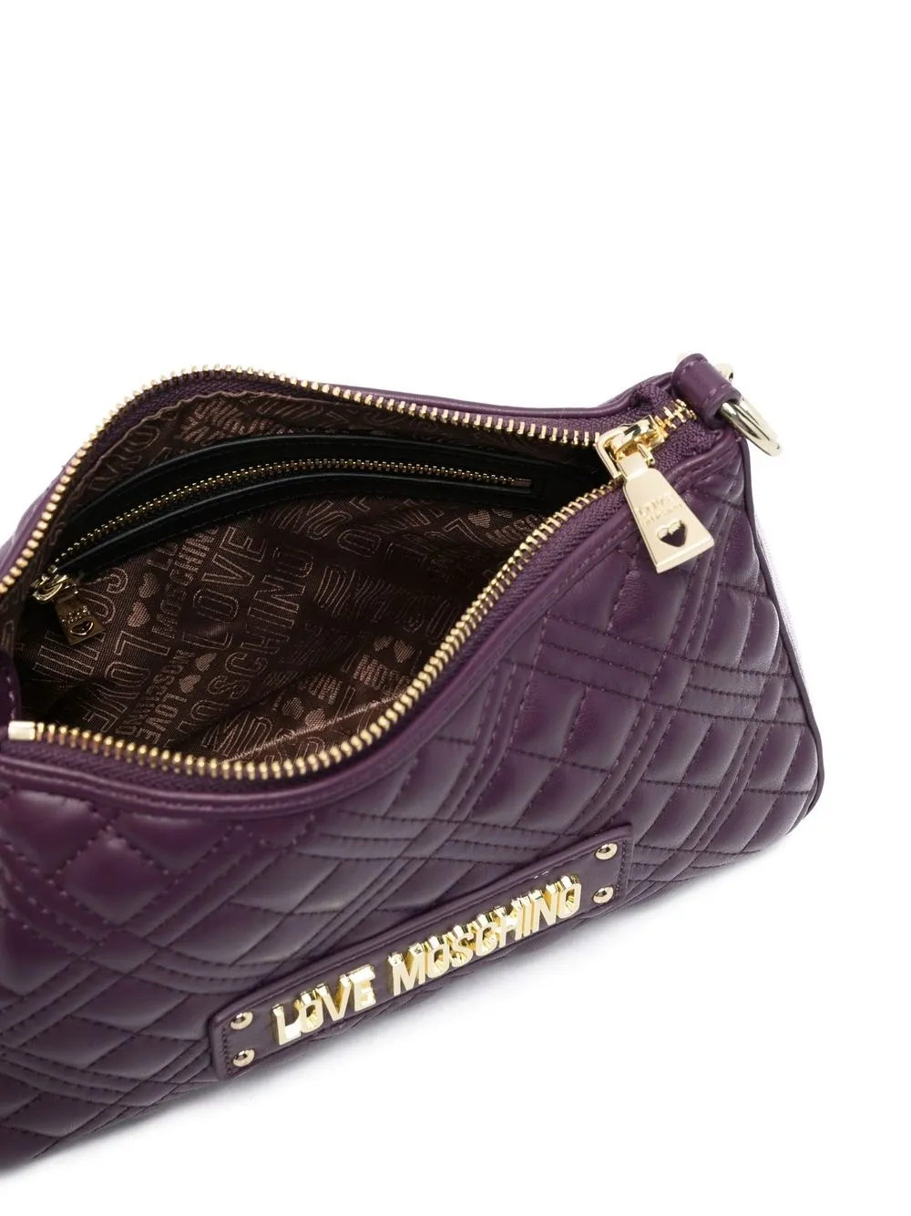 LOVE MOSCHINO 绗缝LOGO细节单肩包