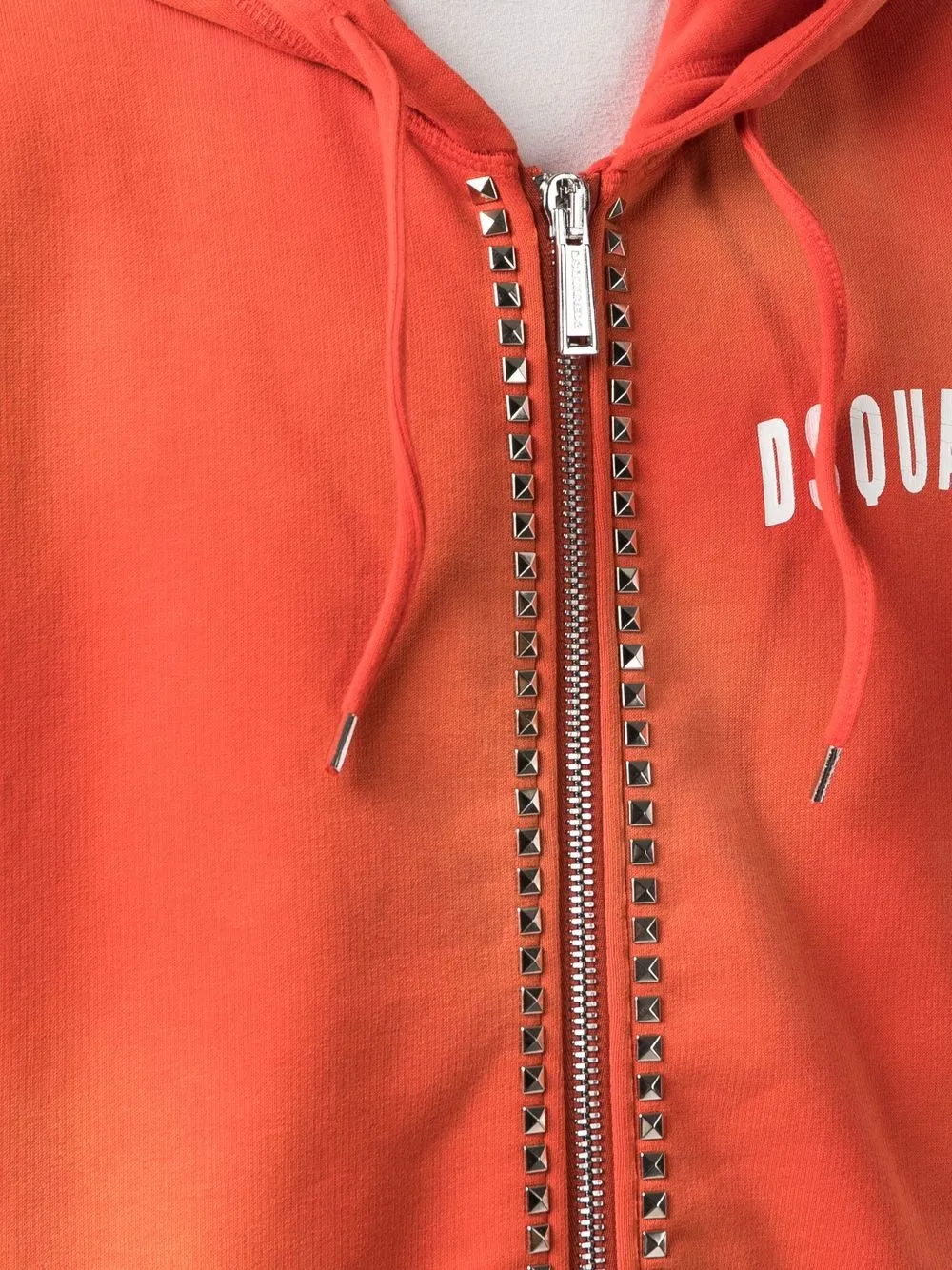 DSQUARED2 LOGO印花抽绳连帽衫