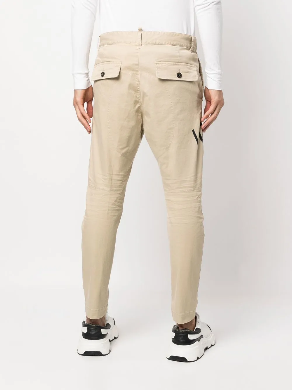 DSQUARED2 ICON LOGO印花修身长裤