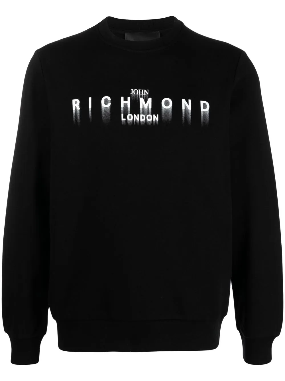 

John Richmond logo-print sweatshirt - Black