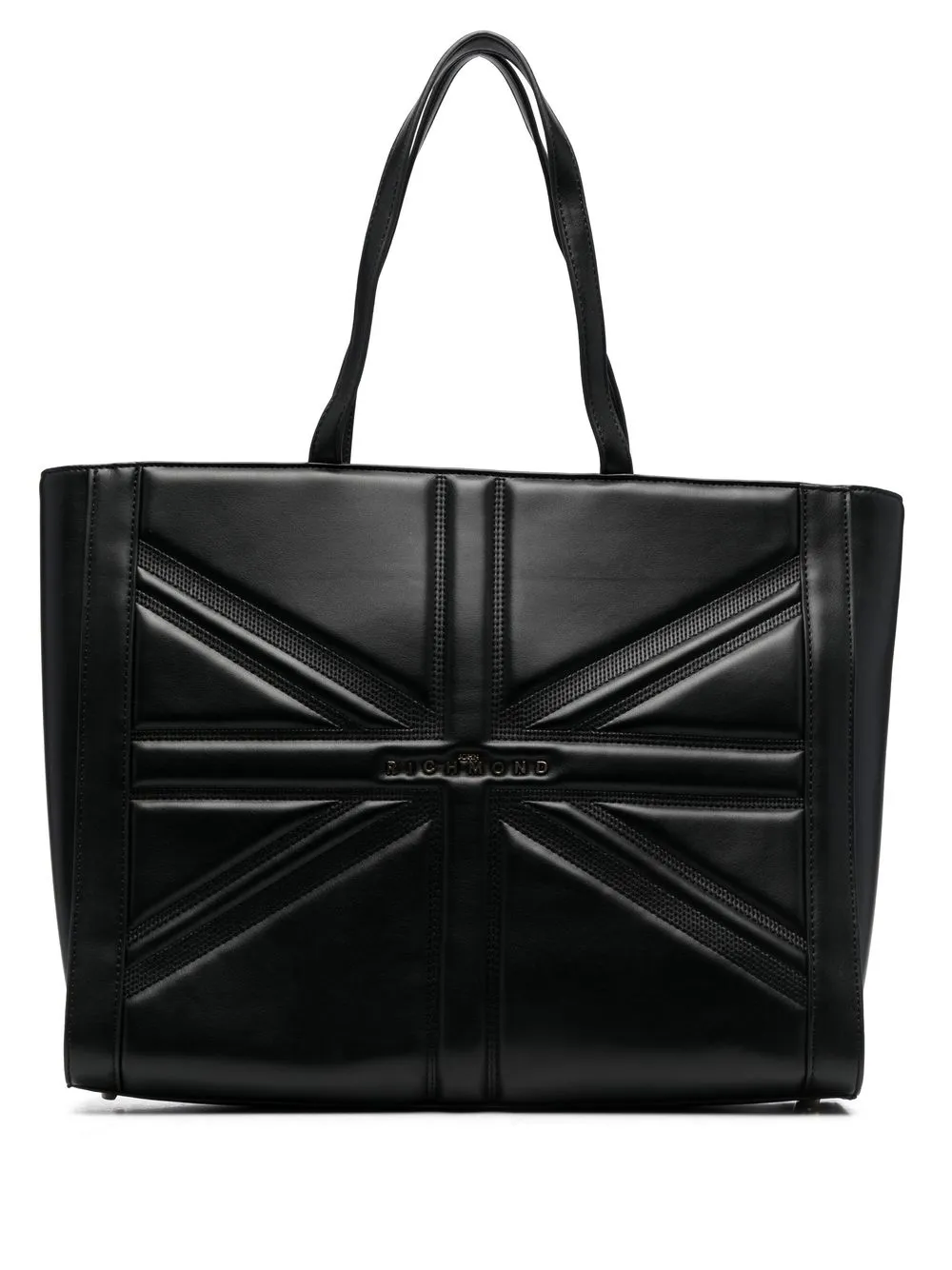 John Richmond Embossed Leather Tote Bag Farfetch