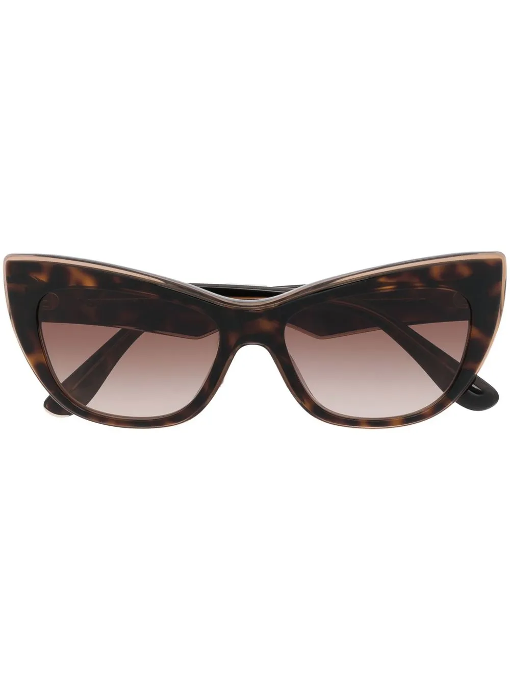 

Dolce & Gabbana Eyewear Ney-print cat-eye sunglasses - Brown
