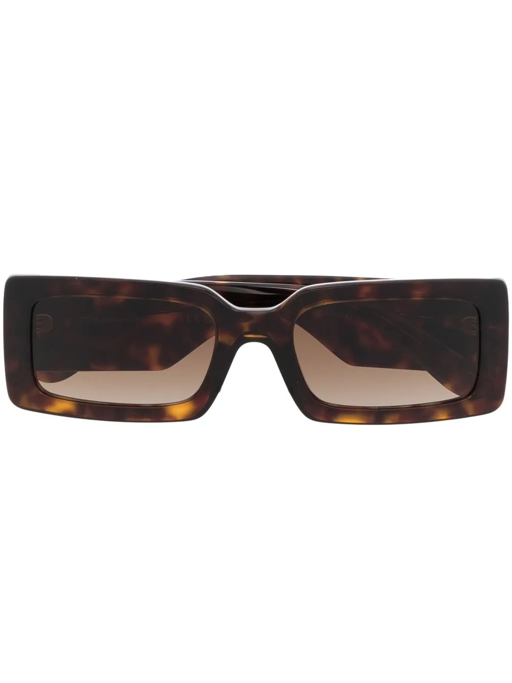 

Dolce & Gabbana Eyewear Bella rectangle-frame sunglasses - Brown