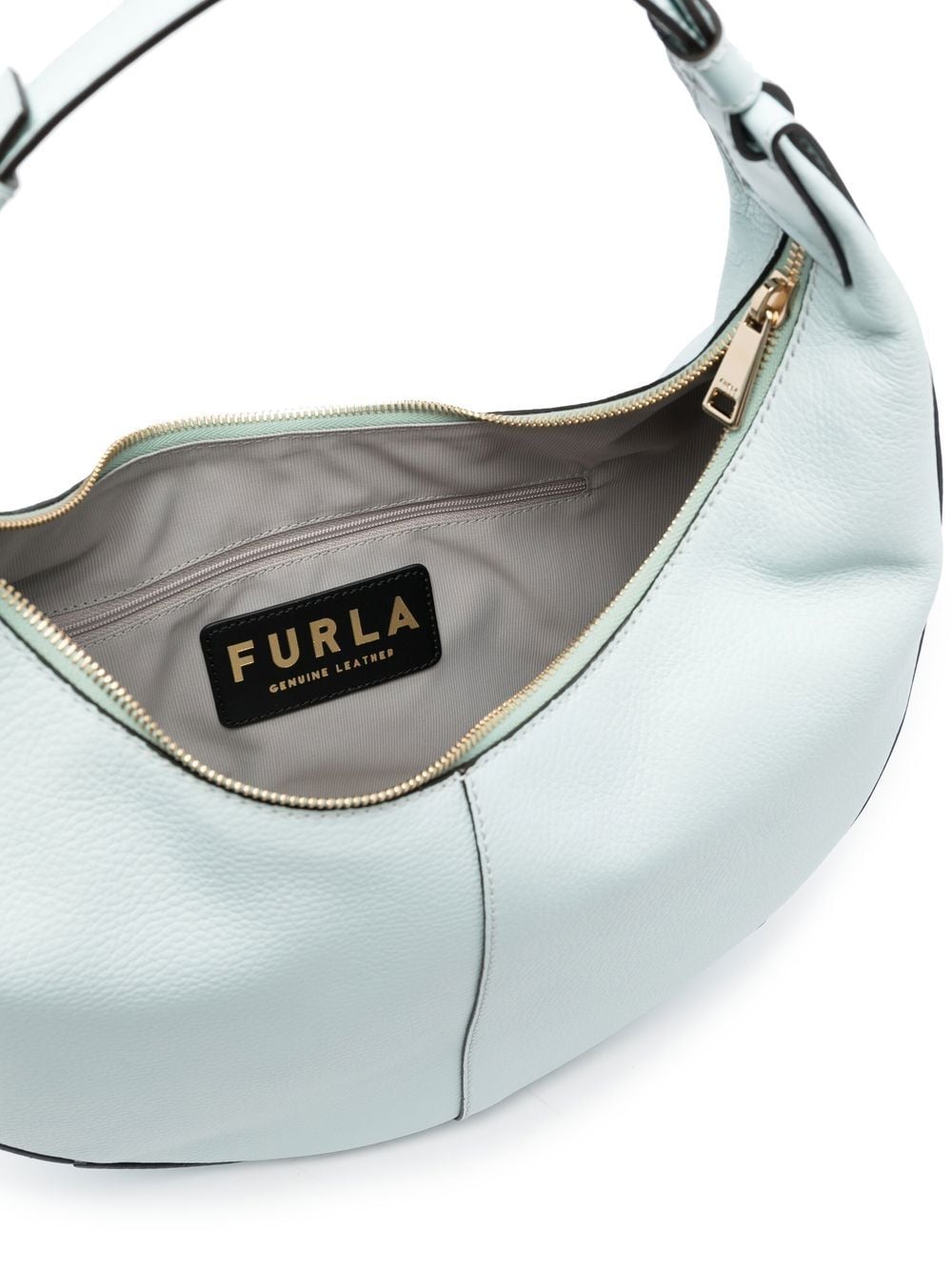 Shop Furla Leather Shoulder Bag In Green