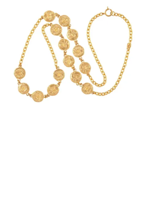 CHANEL Pre-Owned 1980s CC charm necklace