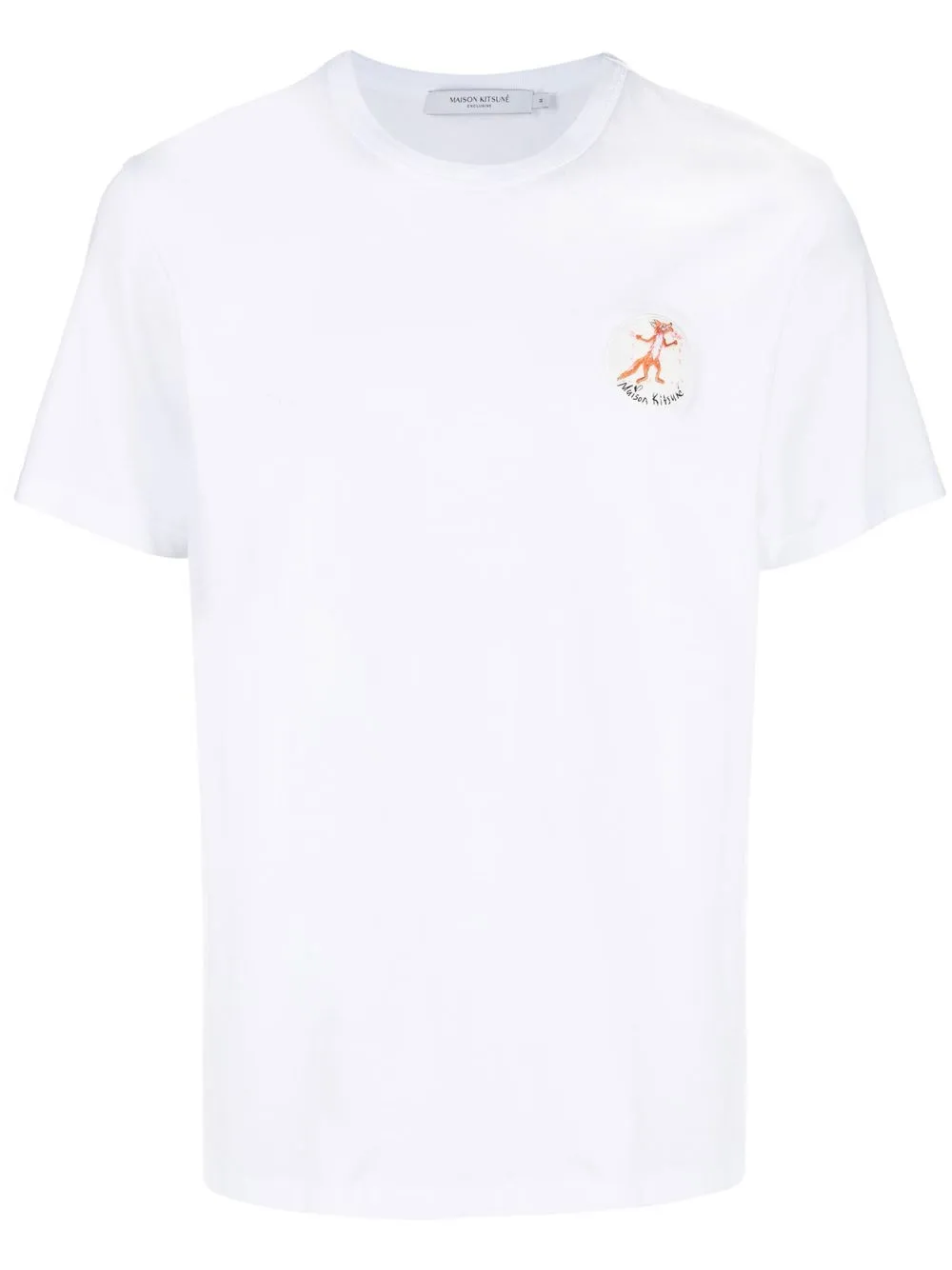 

Maison Kitsuné logo-patch T-shirt - White