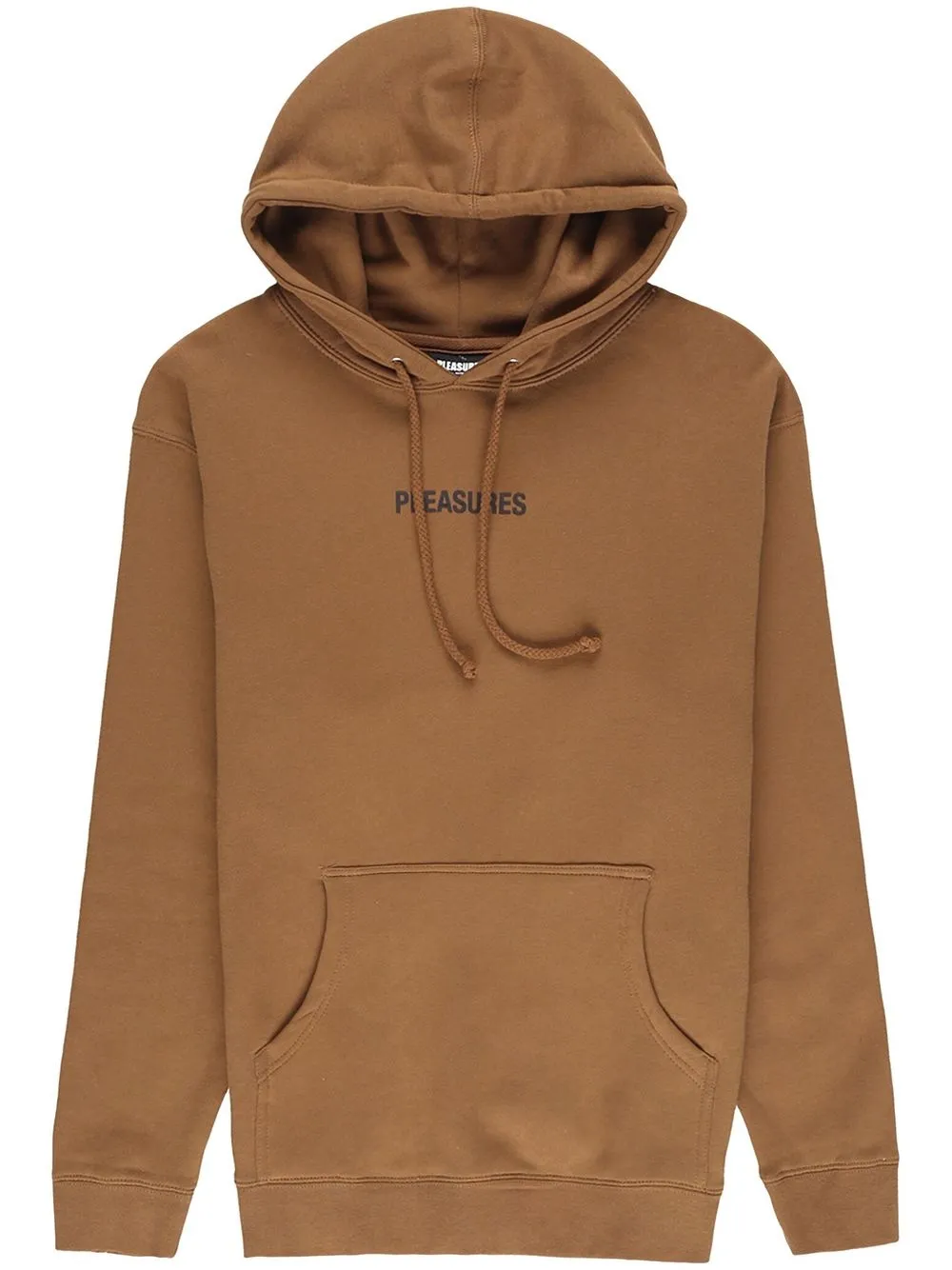 

Pleasures logo-print hoodie - Brown