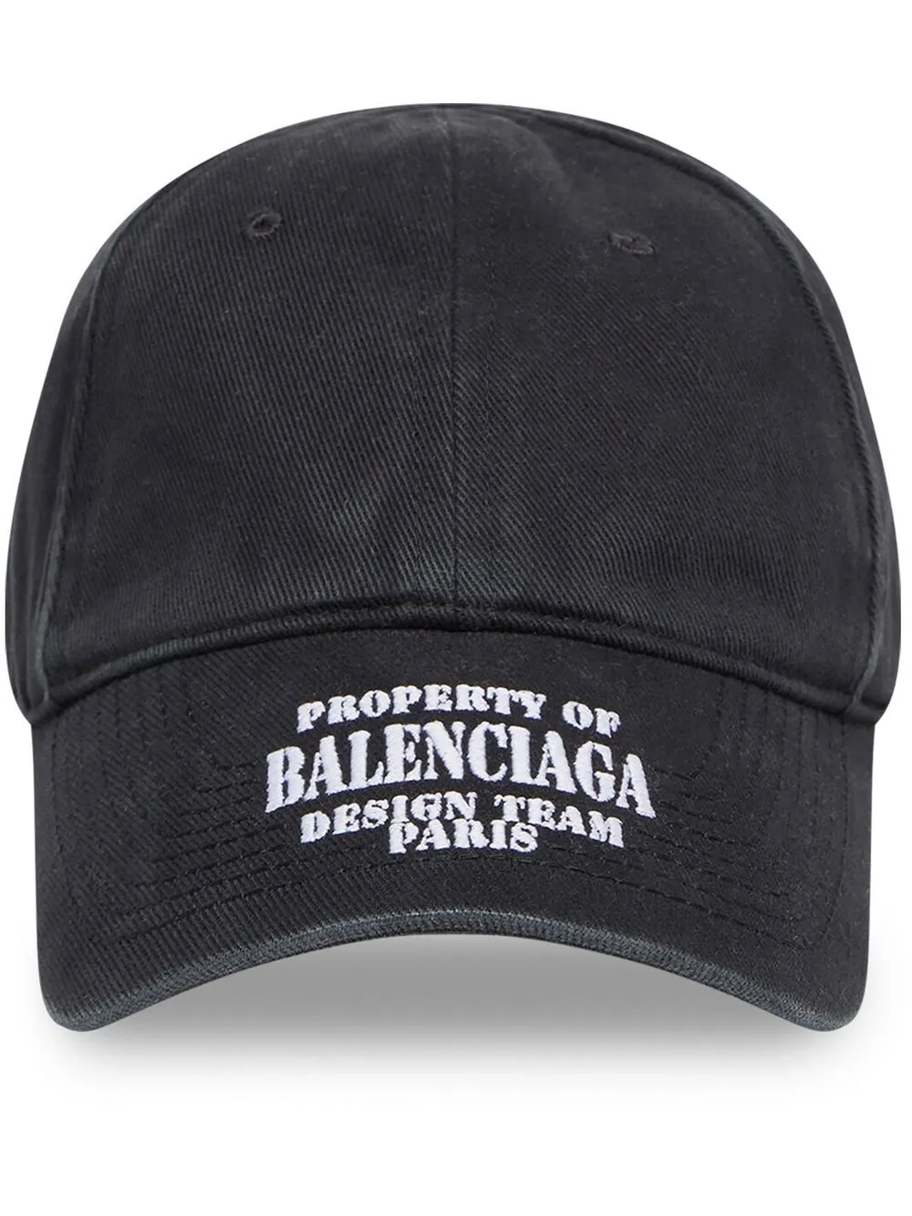 Balenciaga Property Cotton Cap In Black | ModeSens