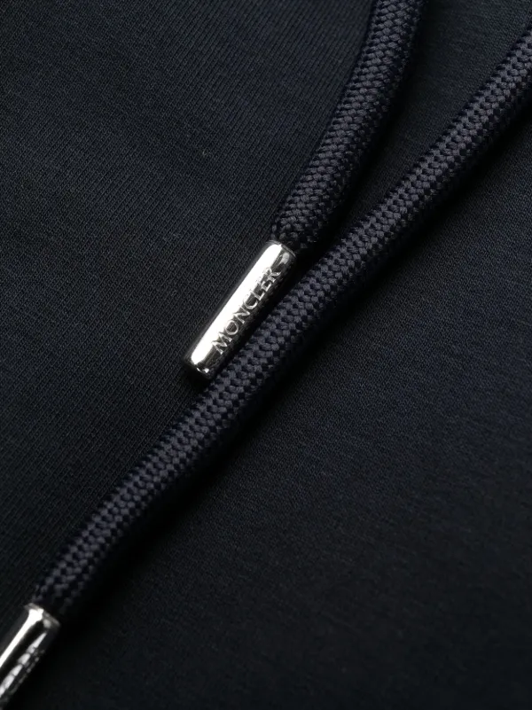Moncler Rear logo-patch Track Pants | Blue | FARFETCH