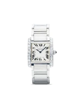 Cartier pre-owned Tank Française 25mm - Farfetch
