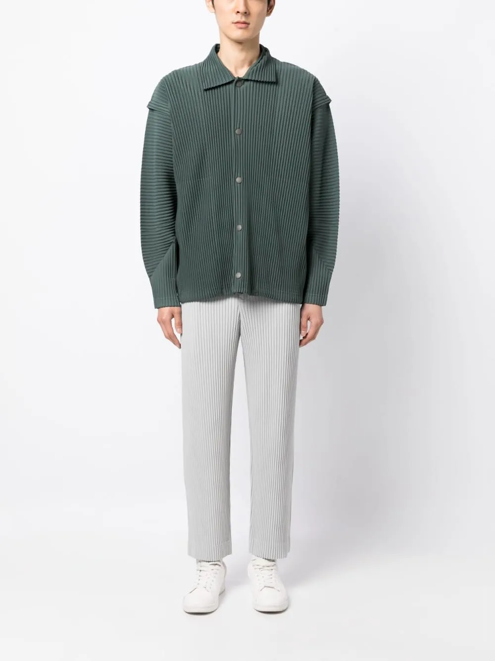 Image 2 of Homme Plissé Issey Miyake plissé straight trousers