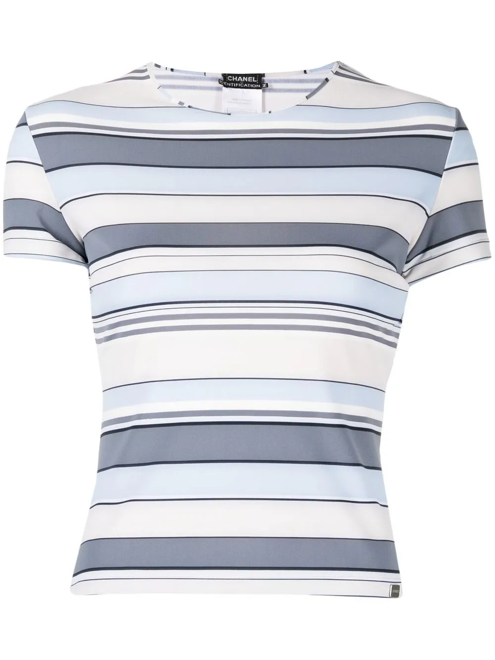 

CHANEL Pre-Owned 2000 striped round-neck T-shirt - Multicolour