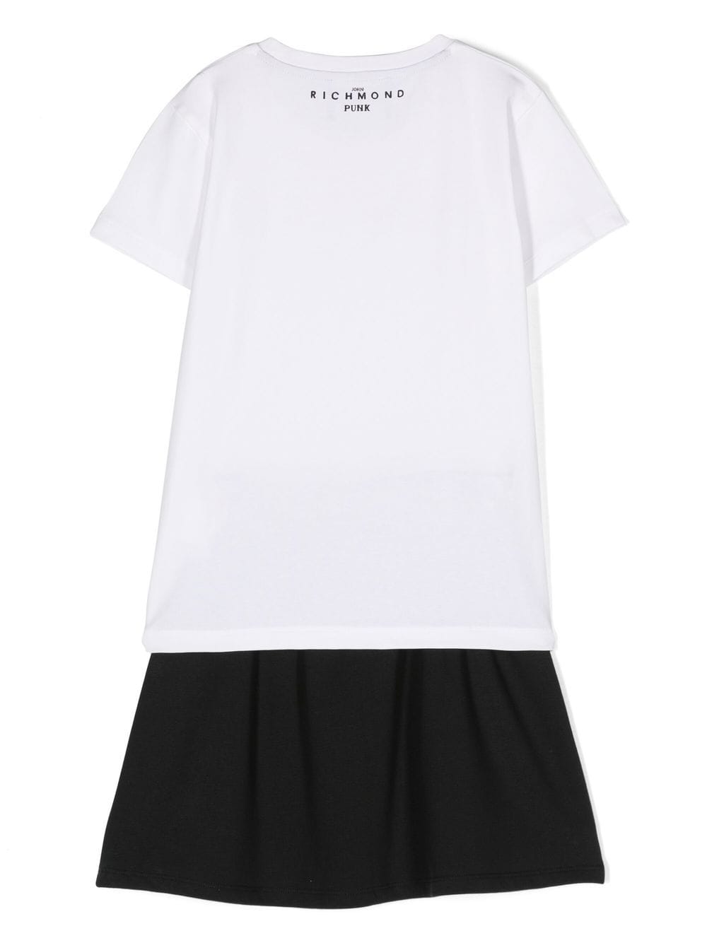 Shop John Richmond Junior Logo-print Cotton Skirt Set In White