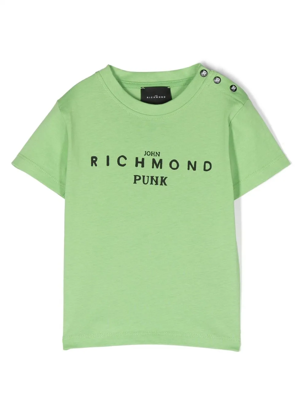 

John Richmond Junior logo-print short-sleeved T-shirt - Green