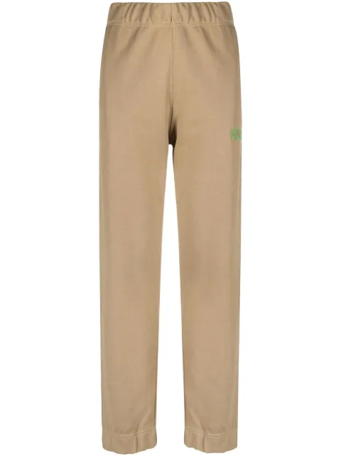 GANNI logo-embroidered track pants