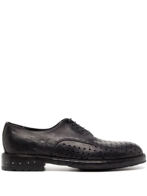 Nicolas Andreas Taralis 30mm perforated leather derby shoes