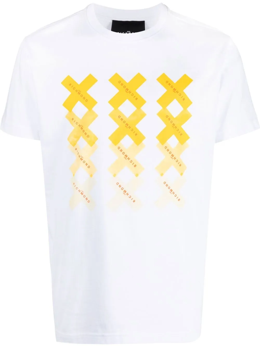 

John Richmond graphic-print cotton T-Shirt - White