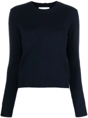 Comme Des Garçons Play ハートロゴ Vネックセーター | ブルー