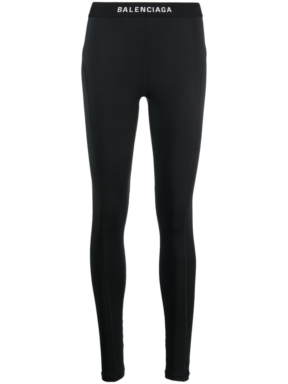 Balenciaga logo-waistband leggings