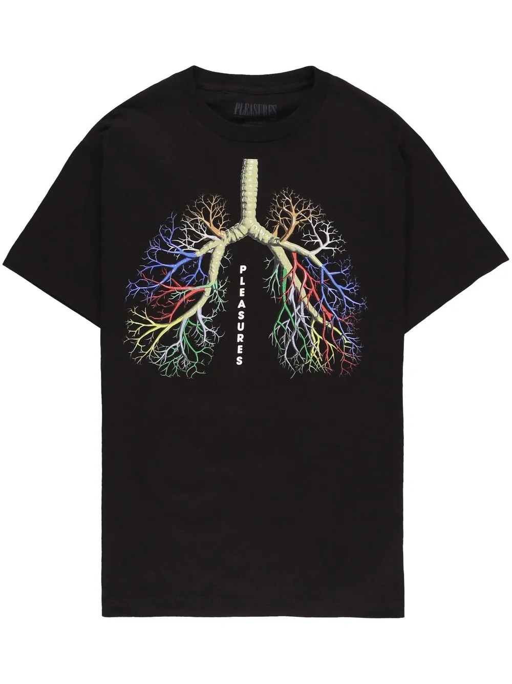 

Pleasures logo-print T-shirt - Black