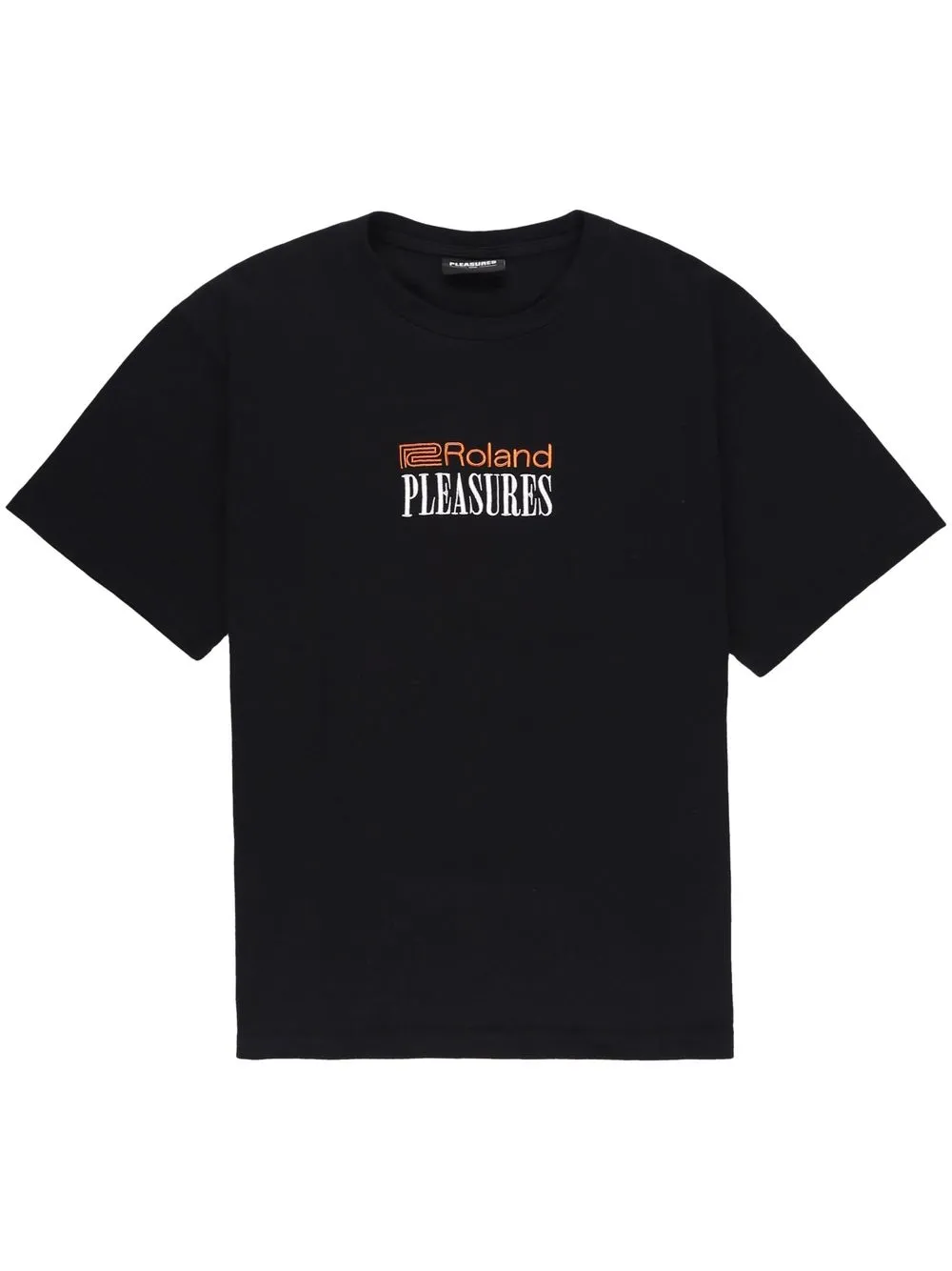 

Pleasures embroidered-slogan cotton T-shirt - Black