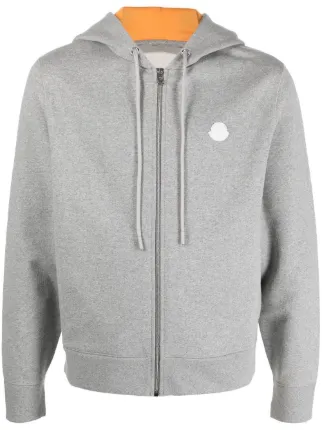 MONCLER グレー ジップアップ トレーナー グレー XL アウター
