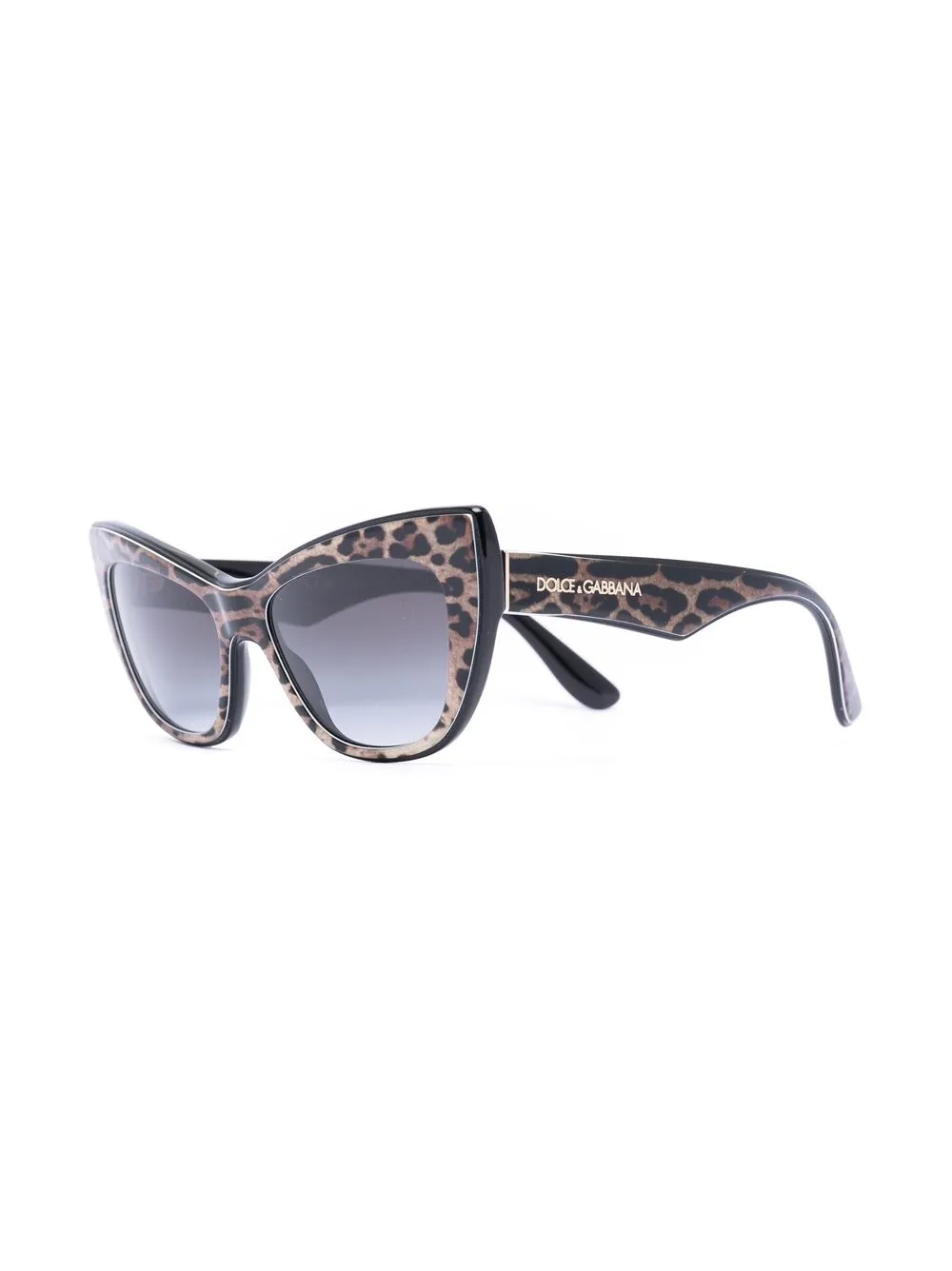 Dolce & Gabbana Eyewear Zonnebril met luipaardprint - Beige