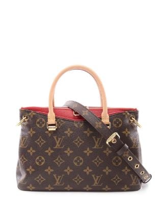 Pallas Shopper bag in brown monogram canvas Louis Vuitton - Second