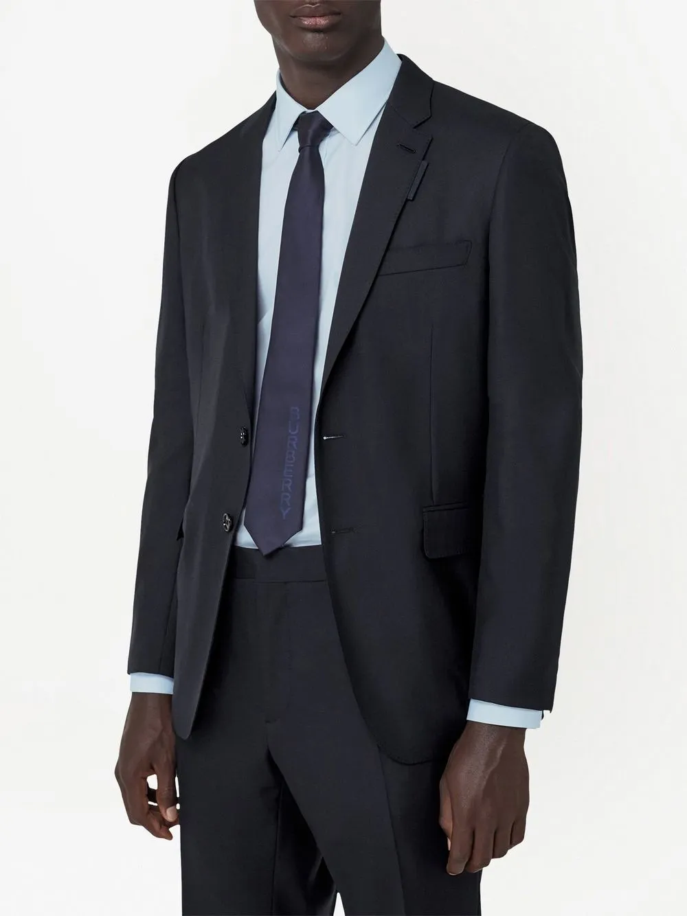 Burberry Classic Suit In Blue