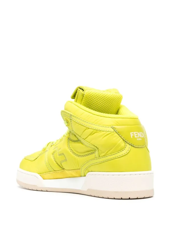 FENDI モノグラム ハイカットスニーカー | グリーン | FARFETCH JP