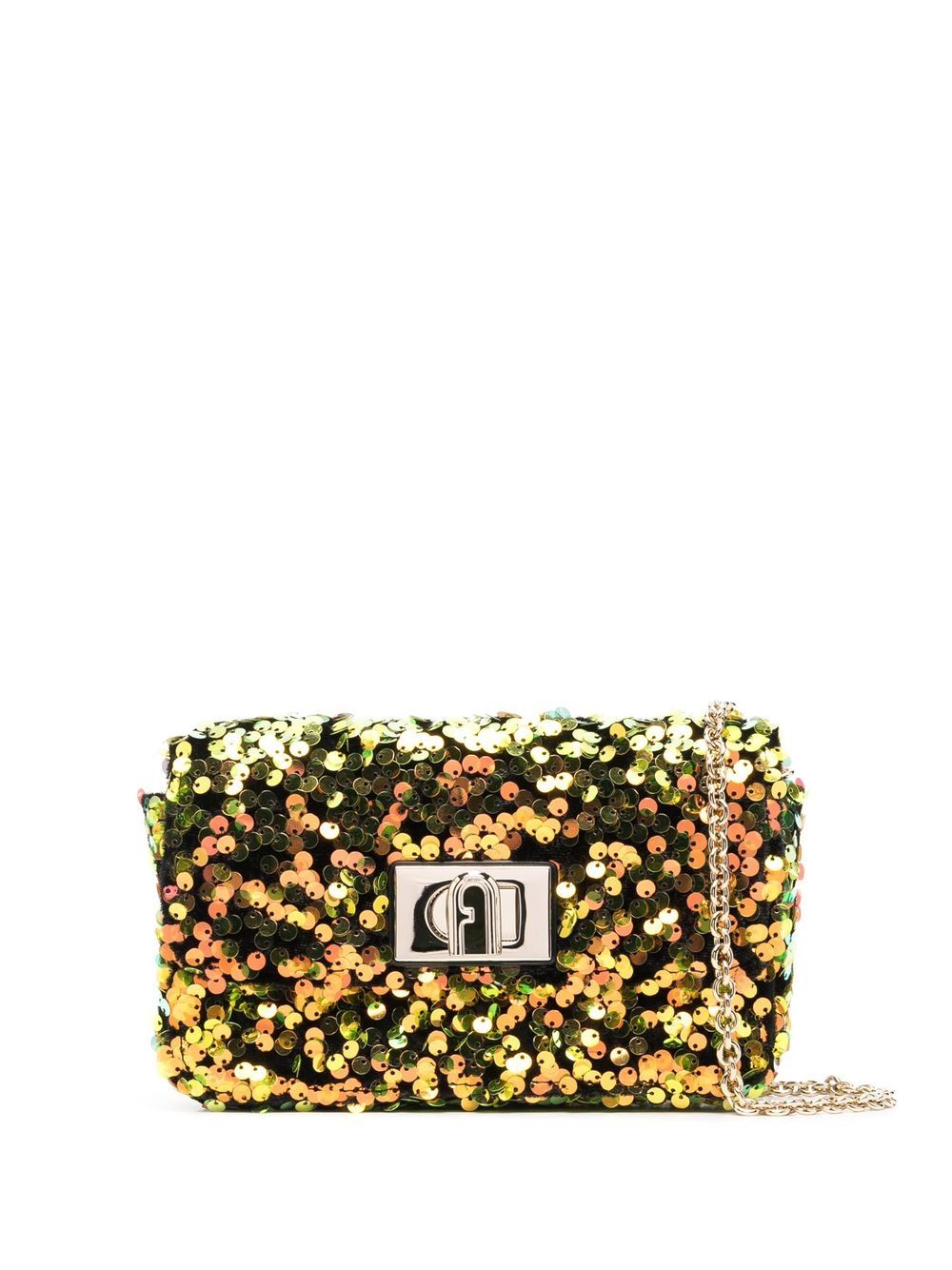 

Furla mini sequin-embellished crossbody bag - Yellow