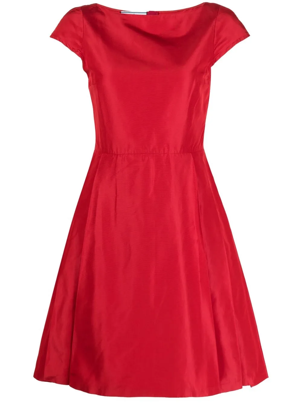 

Prada Pre-Owned vestido acampanado 2010 - Rojo