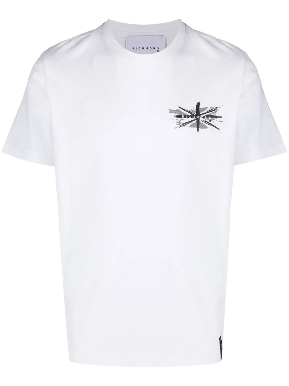 John Richmond playera con logo estampado - Blanco