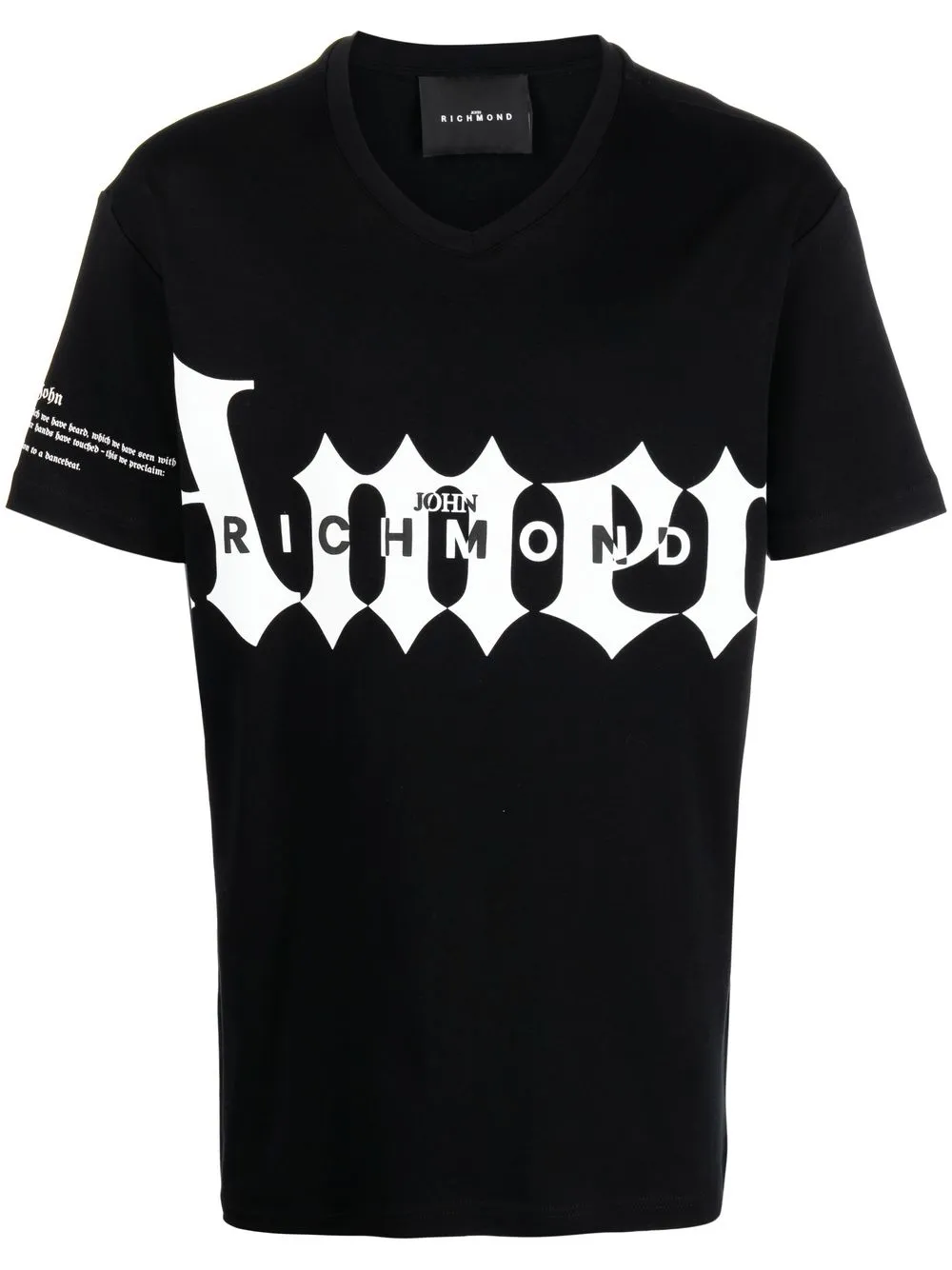 

John Richmond logo-print T-shirt - Black