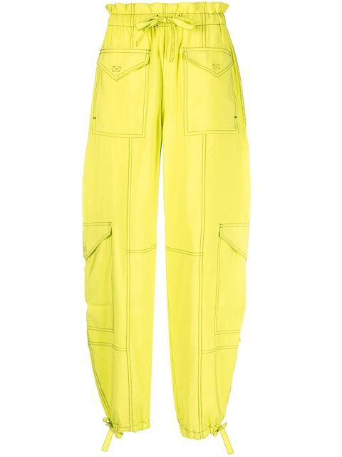GANNI seam-detail cargo pants