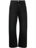 TOTEME Twisted Seam straight-leg jeans - Black